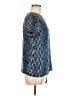 MICHAEL Michael Kors Blue Short Sleeve Blouse Size M - photo 4