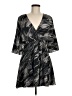 Halston Heritage 100% Polyester Camo Gray Casual Dress Size 6 - photo 1