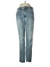 Athleta Solid Blue Black Jeans Size 4 - photo 1