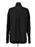 Pull&Bear Solid Black Long Sleeve Button-Down Shirt Size M - photo 2