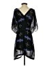 BB Dakota 100% Polyester Graphic Black Cocktail Dress Size S - photo 2