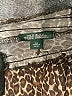 Wild Fable Animal Print Brown Long Sleeve Blouse Size XS - photo 7