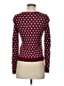 Kensie Polka Dots Burgundy Pullover Sweater Size XS - photo 2