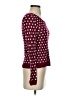 Kensie Polka Dots Burgundy Pullover Sweater Size XS - photo 4
