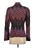 Q2 Chevron-herringbone Purple Burgundy Blazer Size S - photo 2