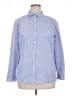 Talbots Outlet Polka Dots Blue Long Sleeve Button-Down Shirt Size XL - photo 1
