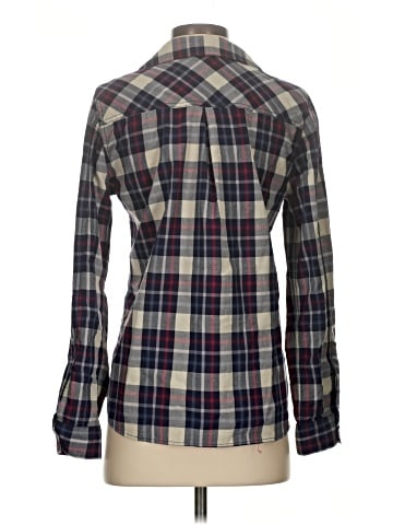 Skies Are Blue Long Sleeve Button-Down Shirt (view 2)