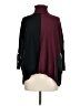 Alfani Color Block Burgundy Poncho Size P (petite) - photo 1