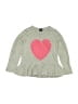 Baby Gap 100% Cotton Hearts Gray Pullover Sweater Size 2T - photo 1