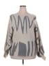 Unbranded 100% Acrylic Animal Print Gray Pullover Sweater Size 2X - photo 1