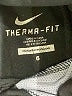 Nike 100% Polyester Black Zip Up Hoodie Size 6 - photo 3