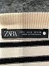 Zara 100% Cotton Stripes White Long Sleeve Top Size S - photo 7