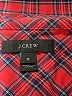 J.Crew 100% Cotton Plaid Red Long Sleeve Button-Down Shirt Size 0 - photo 7