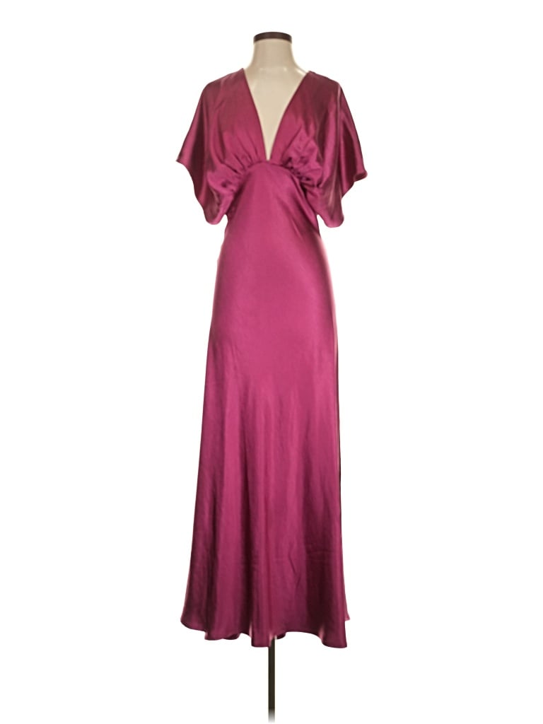 Pre-owned Fab'rik Cocktail Dress In Burgundy