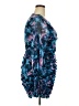 H&M 100% Polyester Blue Cocktail Dress Size XXL - photo 4