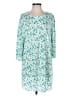 ASOS Design 100% Polyester Print Green Casual Dress Size 4 - photo 1
