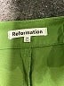 Reformation 100% Tencel Green Casual Pants Size 0 - photo 3