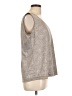 Picadilly Fashions Silver Sleeveless Top Size L - photo 4