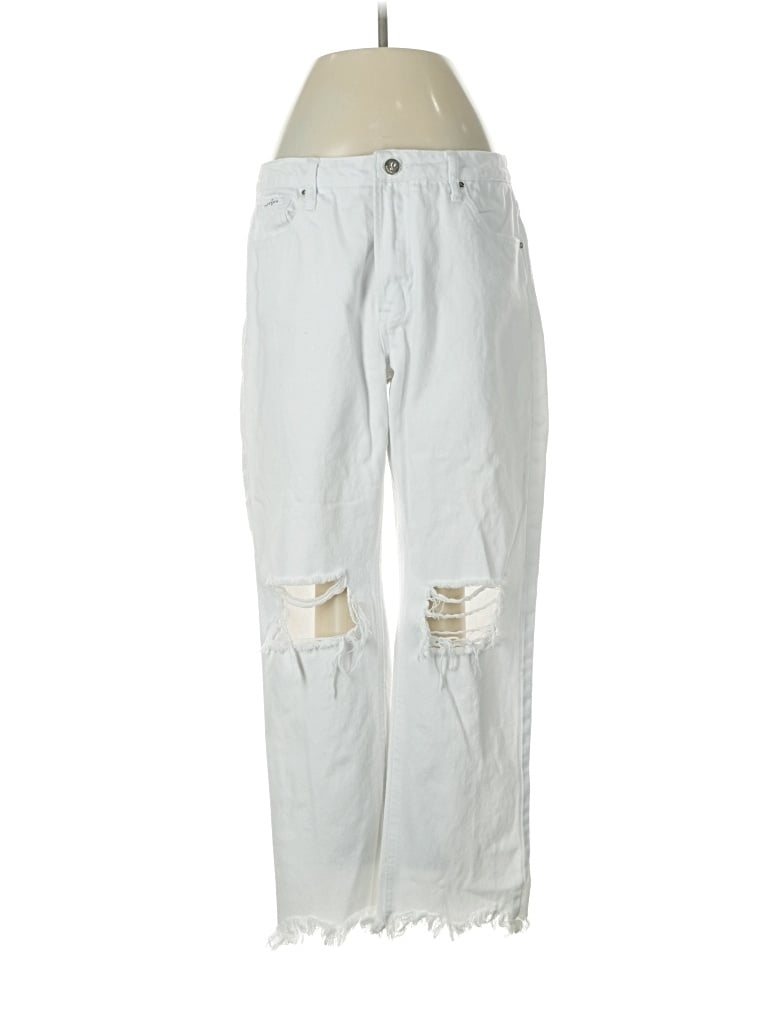 Pre-owned Insane Gene Cargo Pants In White