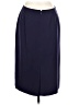 Kasper A.S.L. 100% Polyester Solid Blue Formal Skirt Size 12 - photo 2