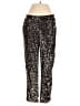Cable & Gauge Animal Print Silver Casual Pants Size S - photo 1
