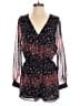 BCBGeneration 100% Polyester Print Black Romper Size S - photo 1