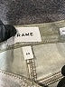 FRAME Metallic Green Silver Jeans Size 23 waist - photo 4