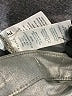 FRAME Metallic Green Silver Jeans Size 23 waist - photo 3