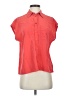 Equipment Red Short Sleeve Blouse Size XS - photo 1
