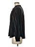Nic + Zoe 100% Polyester Stripes Black Long Sleeve Blouse Size M - photo 5