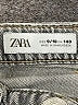 Zara 100% Rubber Silver Gray Jeans Size 9 - 10 - photo 3