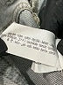 Zara 100% Rubber Silver Gray Jeans Size 9 - 10 - photo 5