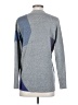 Nic + Zoe Color Block Gray Pullover Sweater Size S - photo 2