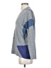 Nic + Zoe Color Block Gray Pullover Sweater Size S - photo 5