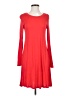 Unbranded Solid Red Casual Dress Size S - photo 1