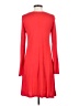 Unbranded Solid Red Casual Dress Size S - photo 2