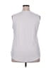 Ofeefan White Sleeveless Blouse Size XXL - photo 2