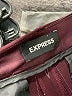 Express Stripes Burgundy Dress Pants Size 4R - photo 7
