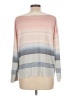 Assorted Brands 100% Rayon Stripes Ivory Pullover Sweater Size L - photo 2