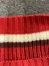 Unbranded Stripes Burgundy Pullover Sweater Size L (estimated) - photo 7