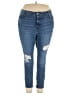 Old Navy Hearts Blue Jeans Size 24 waist - photo 1