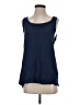 Dylan 100% Cotton Blue Sleeveless Top Size S - photo 1