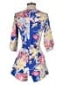 NLW Floral Blue Romper Size S - photo 2