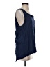 Dylan 100% Cotton Blue Sleeveless Top Size S - photo 4