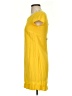 Splendid 100% Rayon Solid Yellow Casual Dress Size XS - photo 5