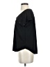 Flower & Feather Black Short Sleeve Top Size S - photo 5