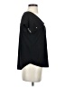 Flower & Feather Black Short Sleeve Top Size S - photo 4