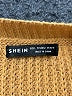 Shein Chevron-herringbone Tan Pullover Sweater Size 8 - 10 - photo 7