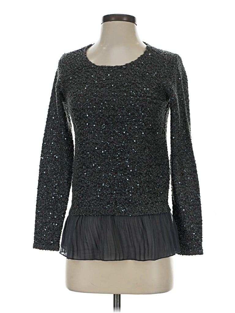 Pre-owned Alfani Pullover Sweater In Silver