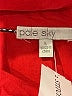 Pale Sky 100% Cotton Red 3/4 Sleeve Button-Down Shirt Size L - photo 7